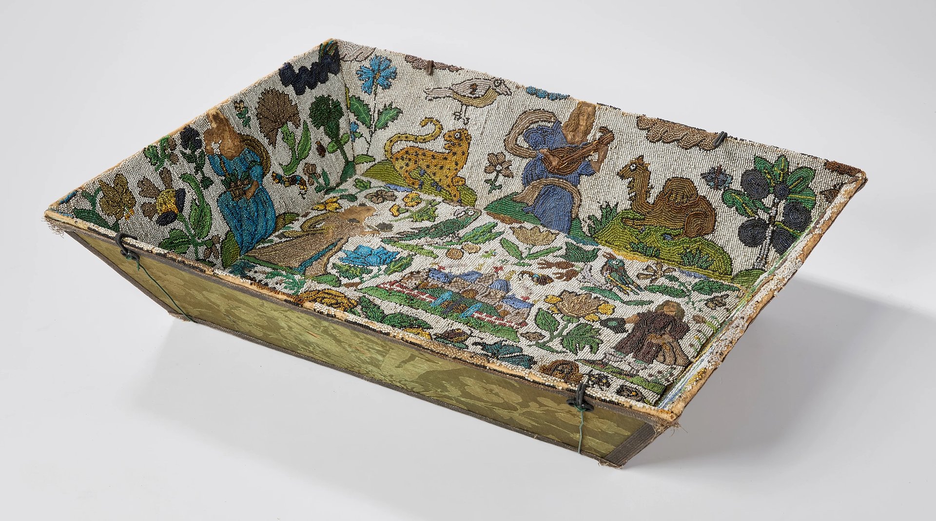 17th Century Beadwork Basket with Connections to Stuart Monarchy Sells at Auction for £21,648