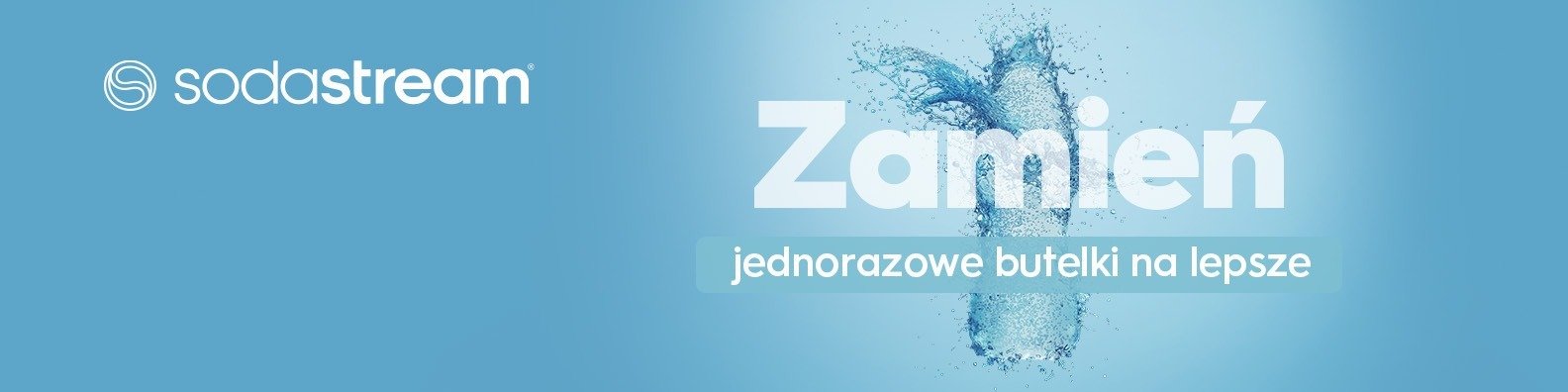 „Zamień jednorazowe butelki na lepsze” – mały krok, realna zmiana. Kampania SodaStream prezentuje bąbelkową rewolucję