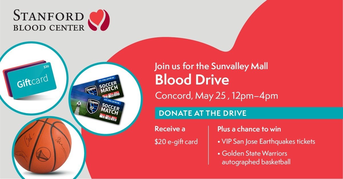 Sunvalley Shopping Center Blood Drive Offers $20 E-gift Card and Other Rewards for Donors