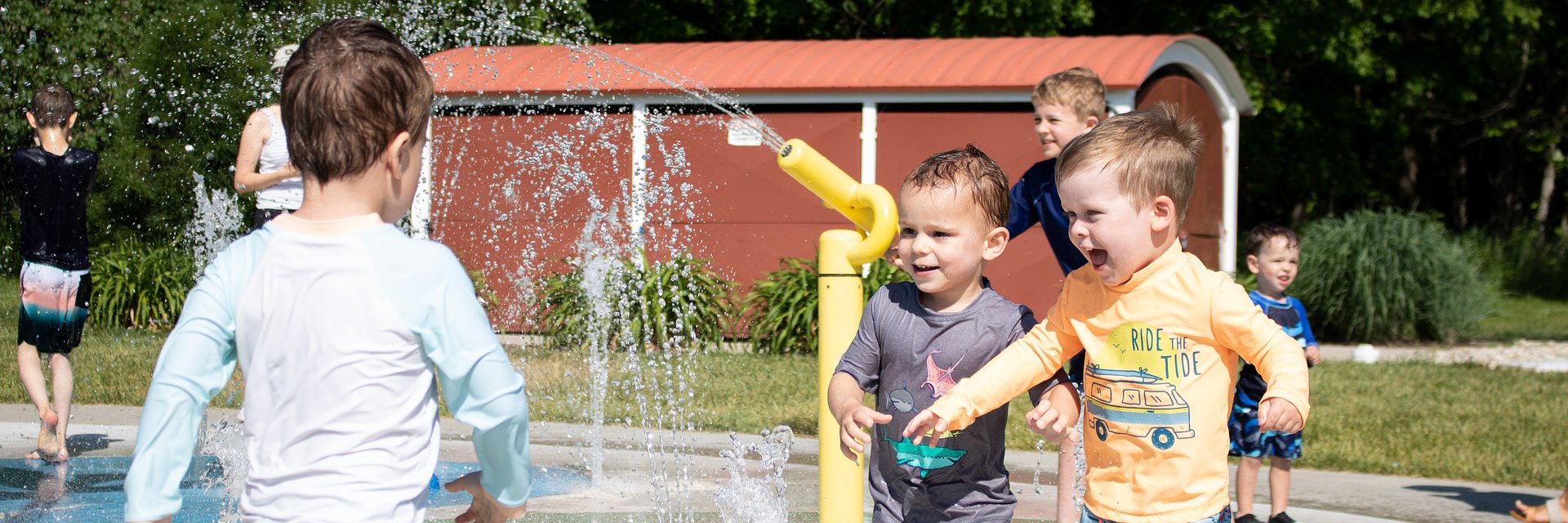 Grand Re-Opening for Splash Pad in Brownsburg