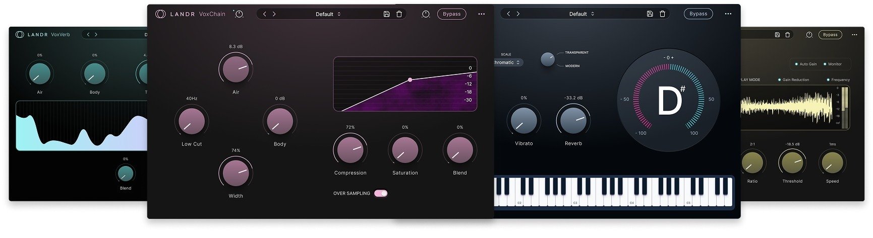 LANDR Releases Vocal Plugin Bundle, A Complete Suite for Mixing Perfect Vocals