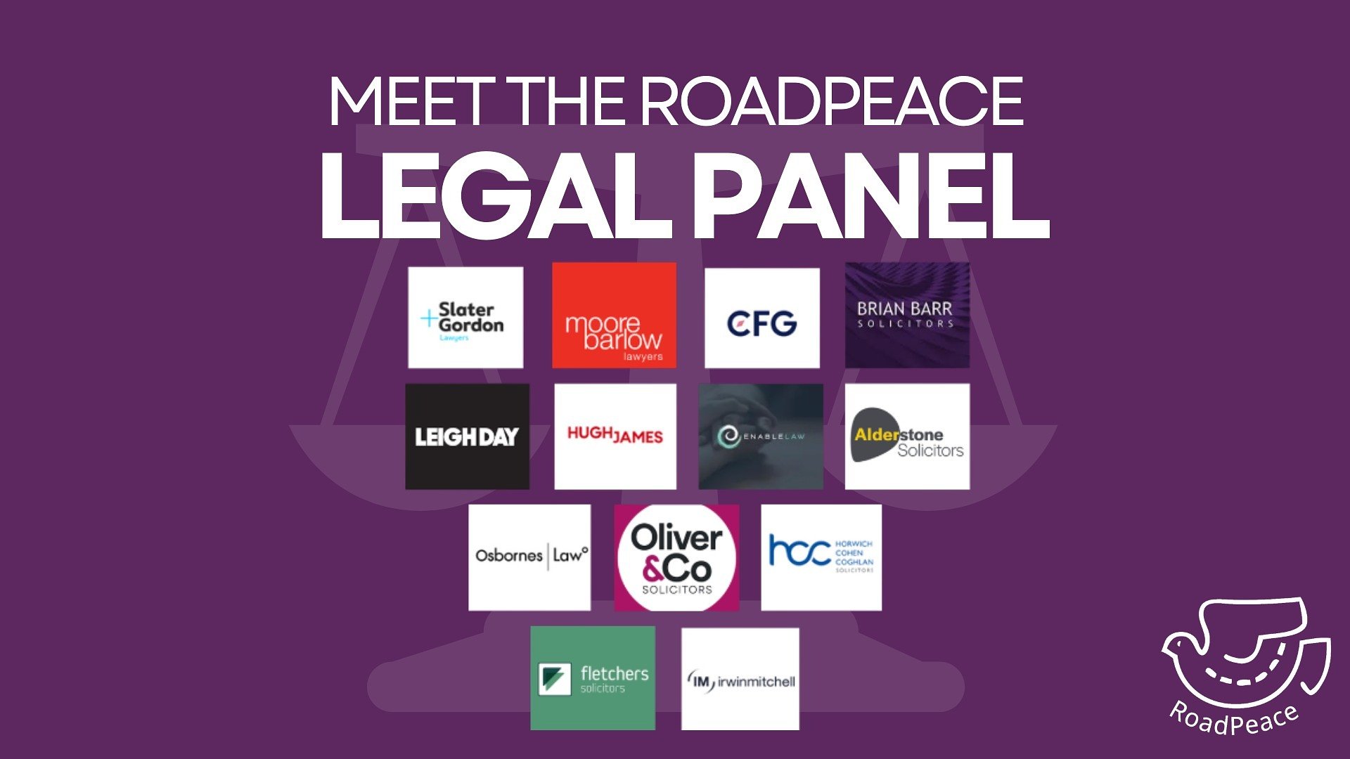 Announcing the RoadPeace Legal Panel 2025-2026: United for Justice, Change, and Safer Roads