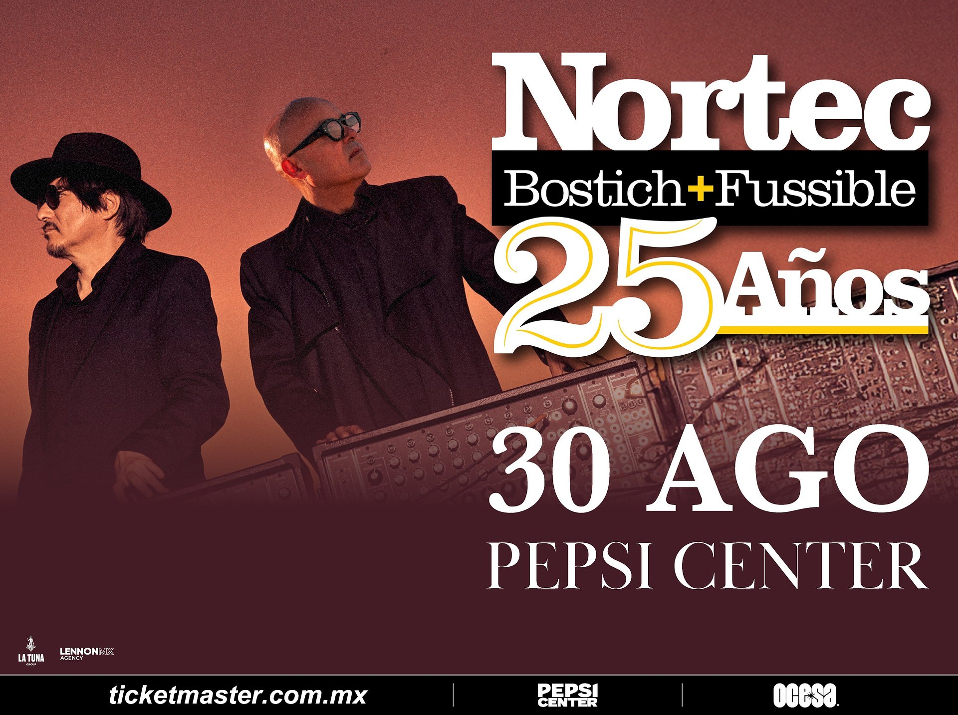 Invitación Conferencia de Prensa Virtual Nortec: Bostich + Fussible / 25 Aniversario