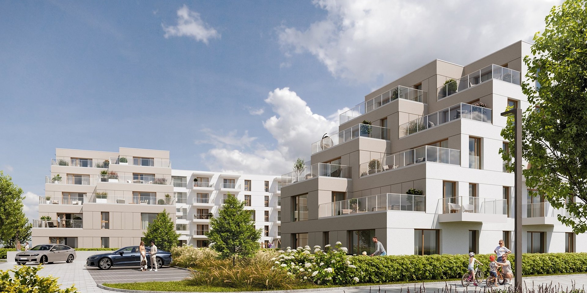 Trwa budowa nowego osiedla w Ełku. Mieszkania na Modern House II już w sprzedaży