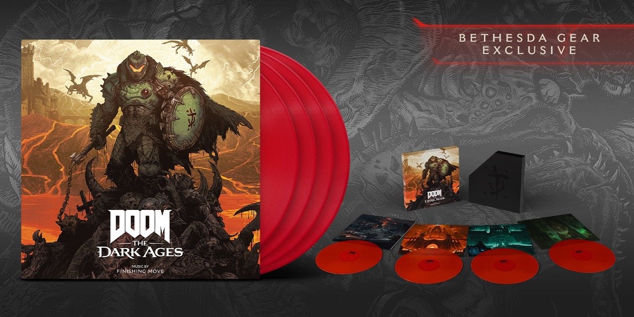 DOOM: The Dark Ages Original Soundtrack 4LP (Bethesda Gear Exclusive)