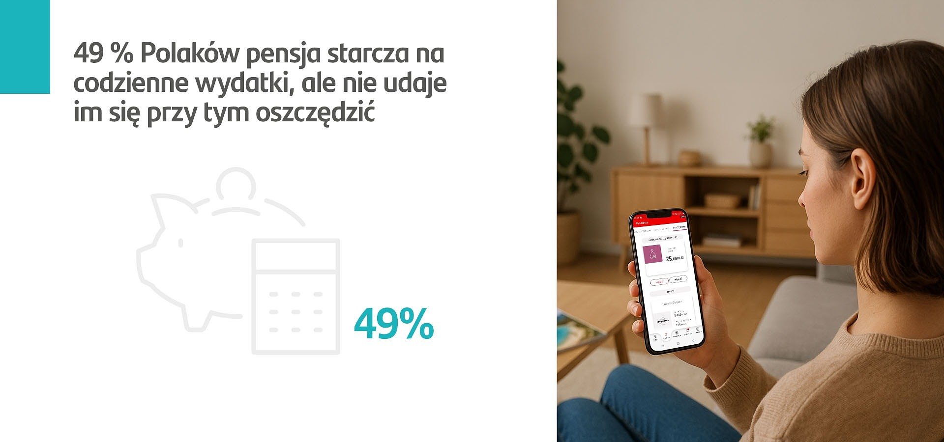 Santander Consumer Bank: Niemal połowa Polaków przyznaje, że pensja starcza im na codzienne wydatki, ale nie zawsze na oszczędzanie