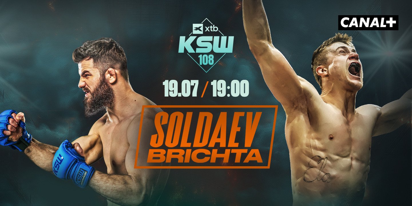 Już jutro Soldaev vs Brichta na XTB KSW 108 w Olsztynie - transmisja na żywo tylko w CANAL+!