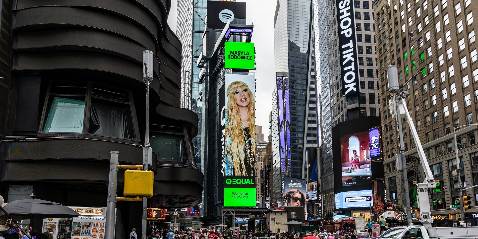 Maryla Rodowicz ambasadorką Spotify EQUAL. Ikona polskiej muzyki na Times Square w Nowym Jorku