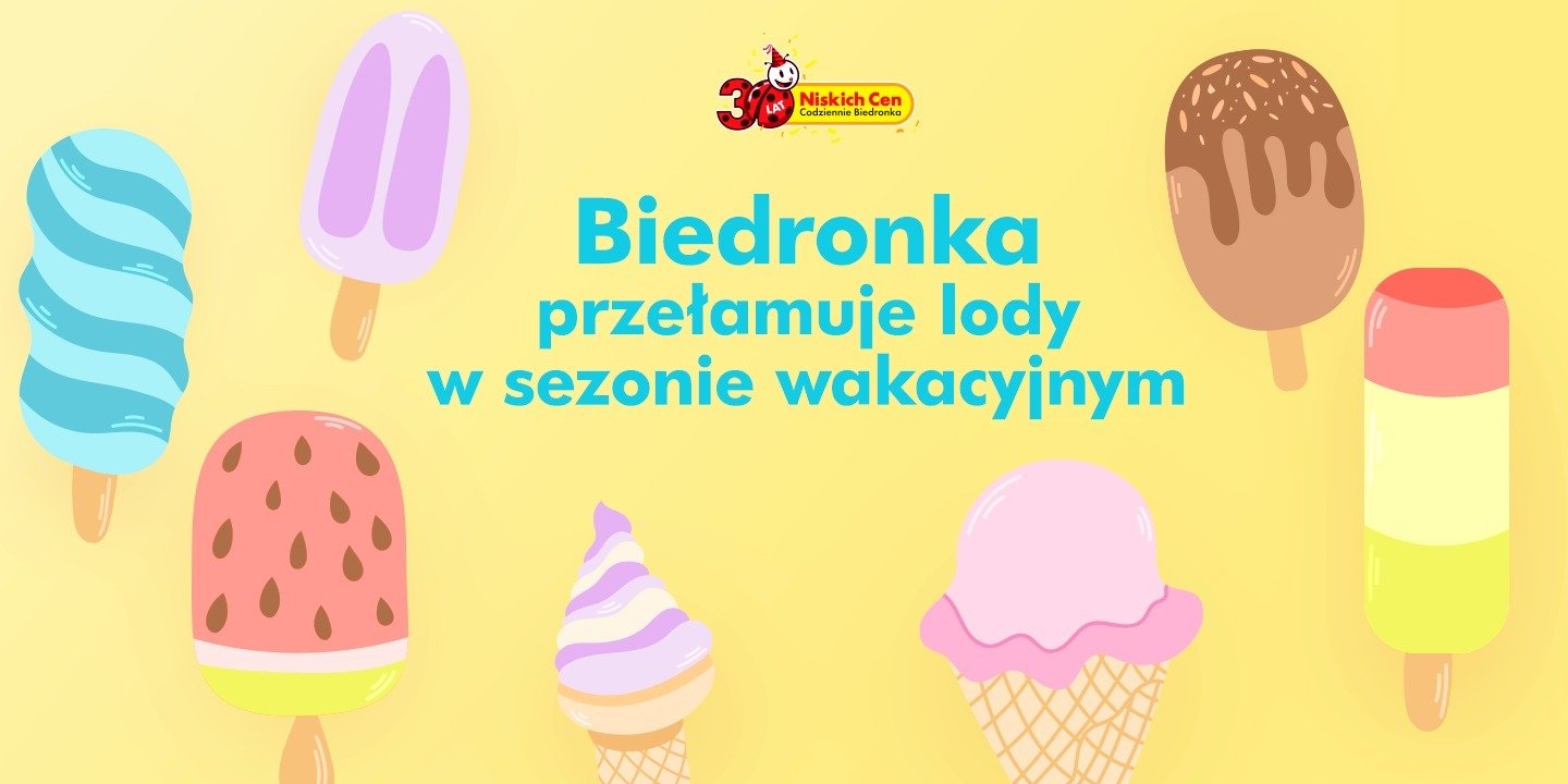 Biedronka tego lata przełamuje lody