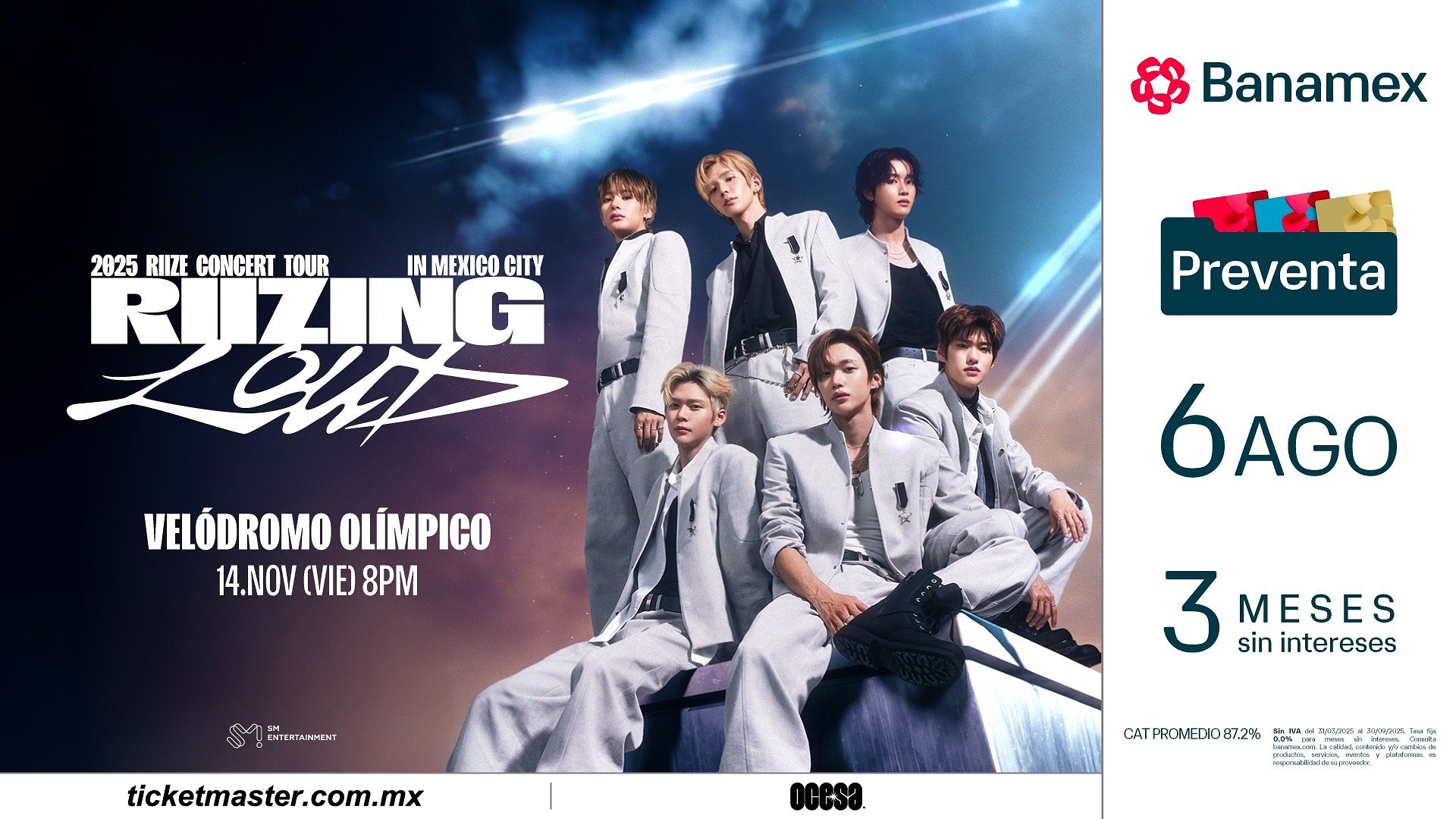 RIIZE regresa a nuestro país con 2025 RIIZE CONCERT TOUR: RIIZING LOUD