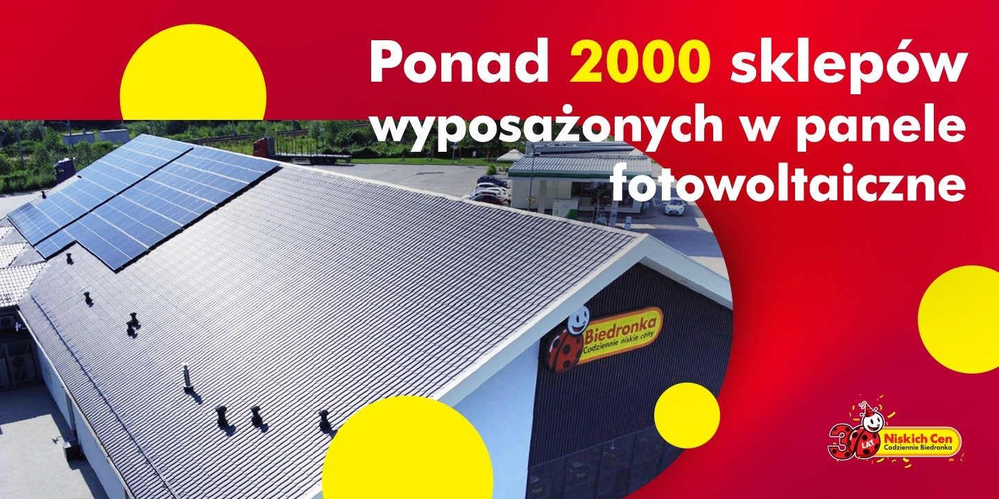 Krok milowy Biedronki w zielonej transformacji energetycznej