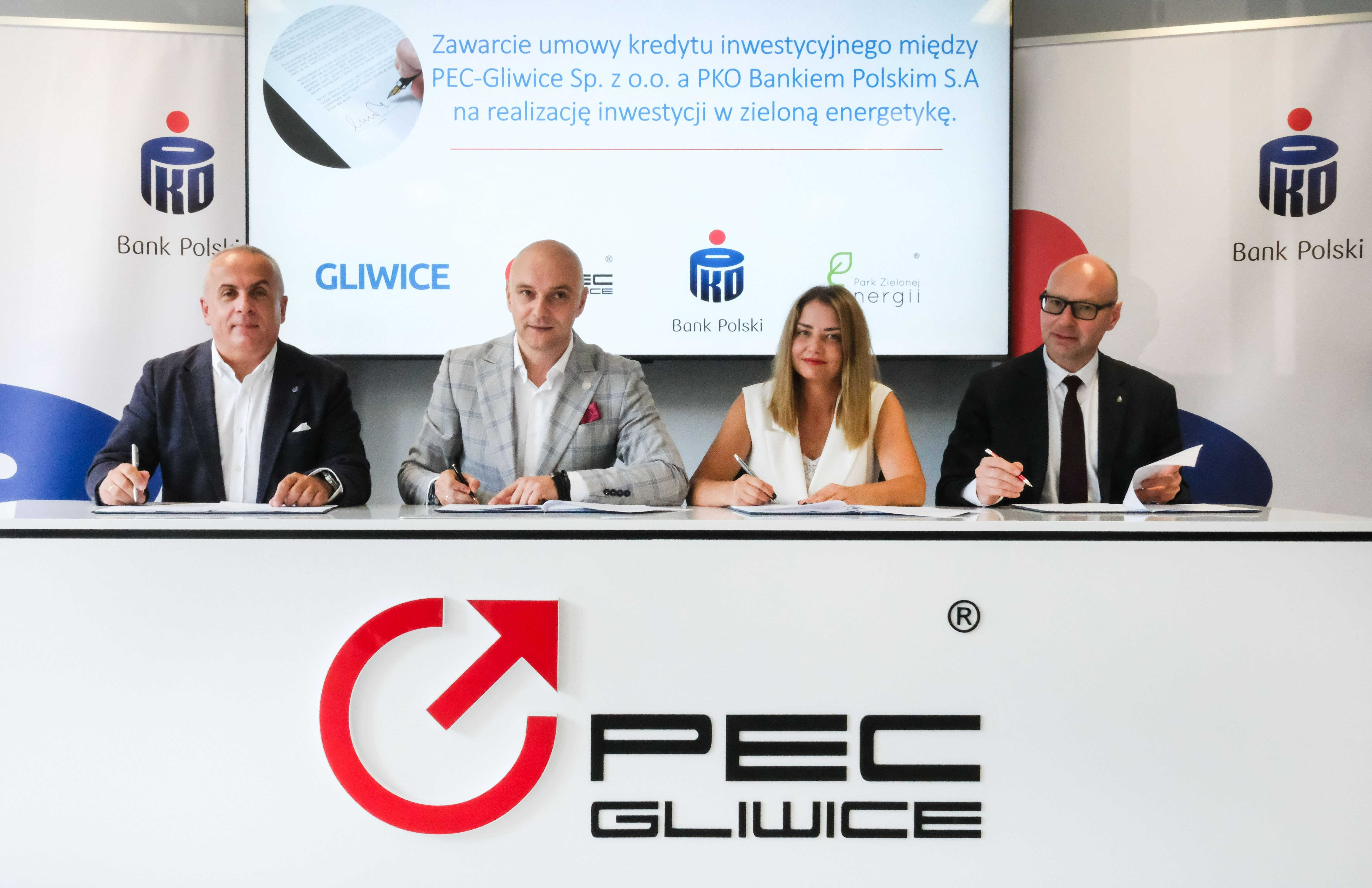 PEC Gliwice inwestuje w zieloną energię z kredytami od PKO Banku Polskiego