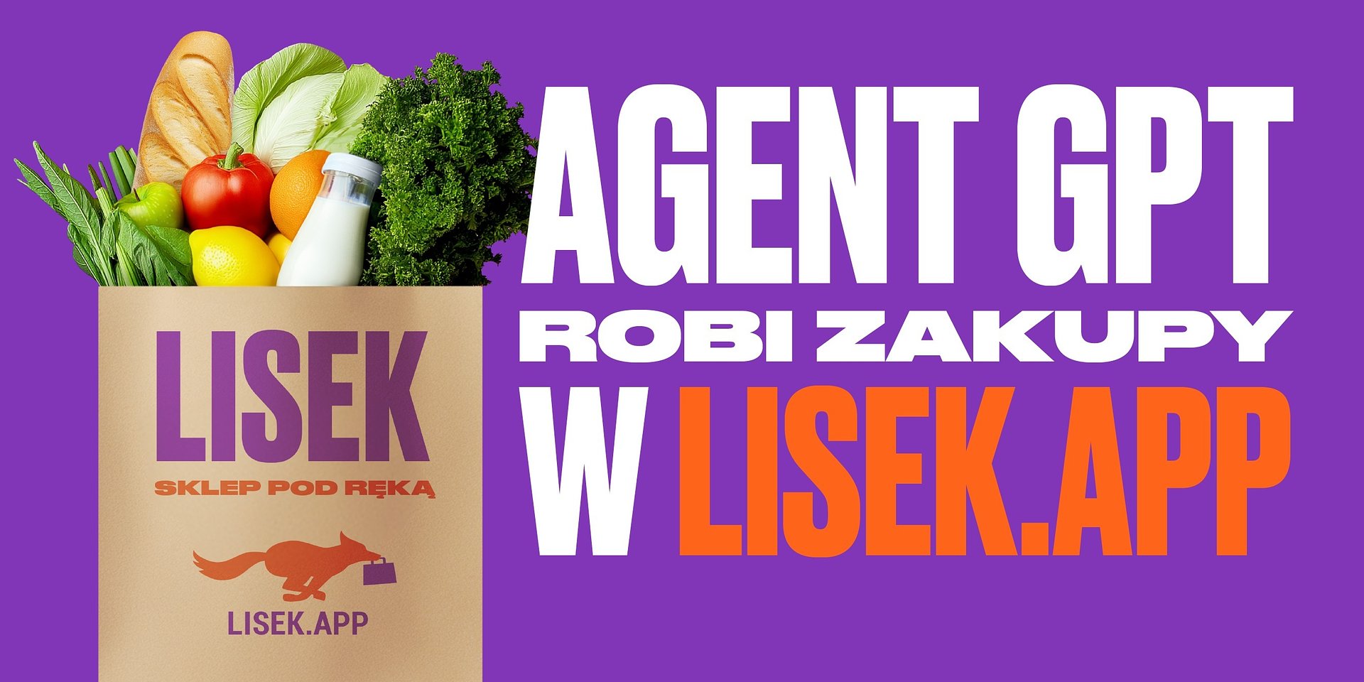 Agent GPT zrobi za Ciebie zakupy w Lisek.App – codzienność w wersji 2.0