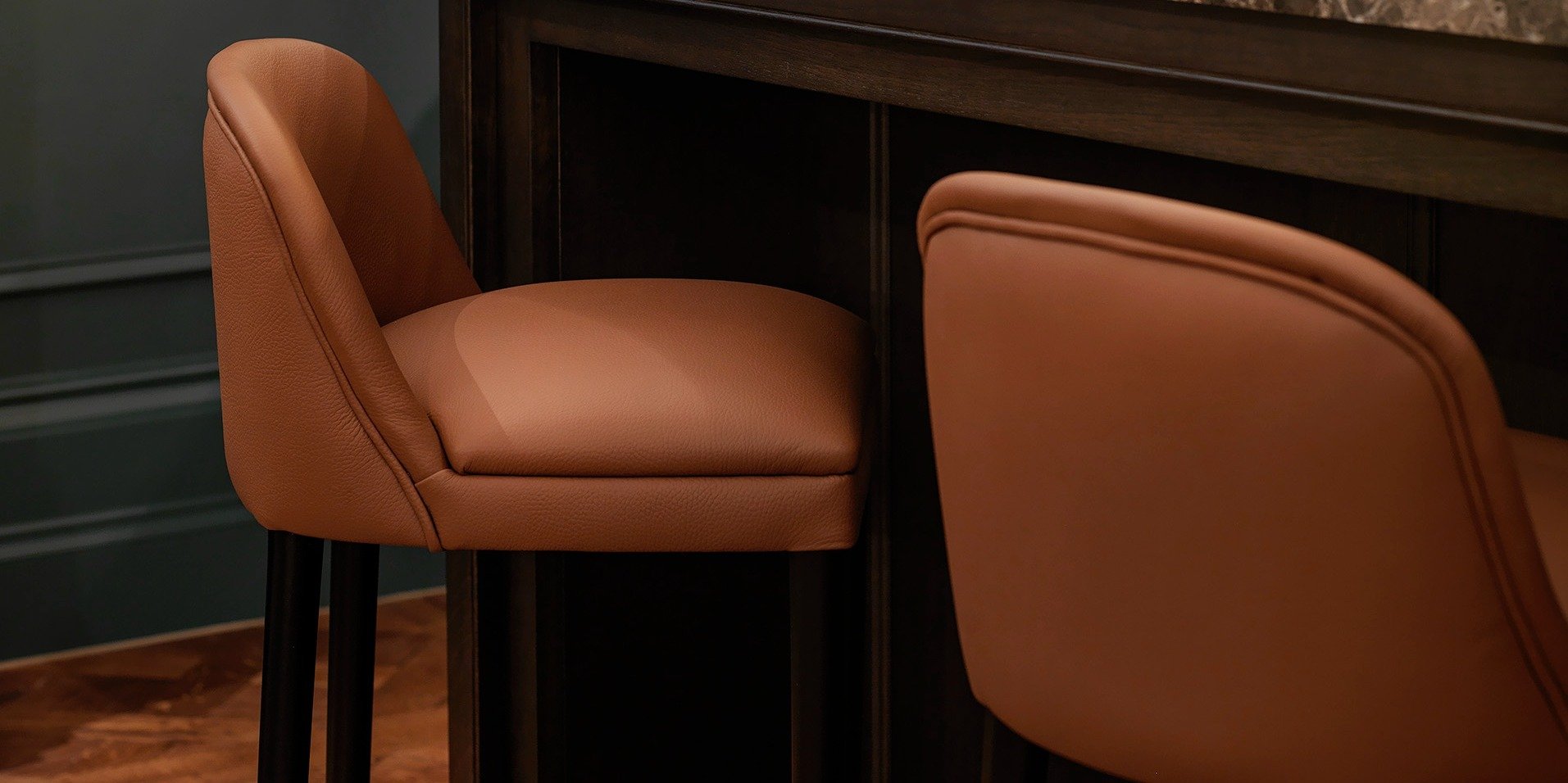 Laskasas Presents Customised Estoril Bar Stools in the Wayford Whiskey Room