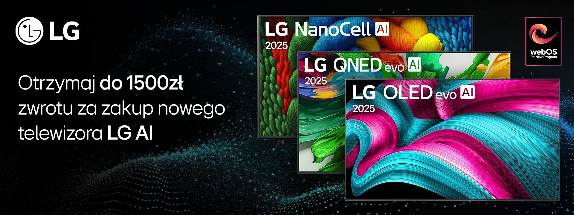 Startuje promocja LG - cashback przy zakupie telewizorów LG