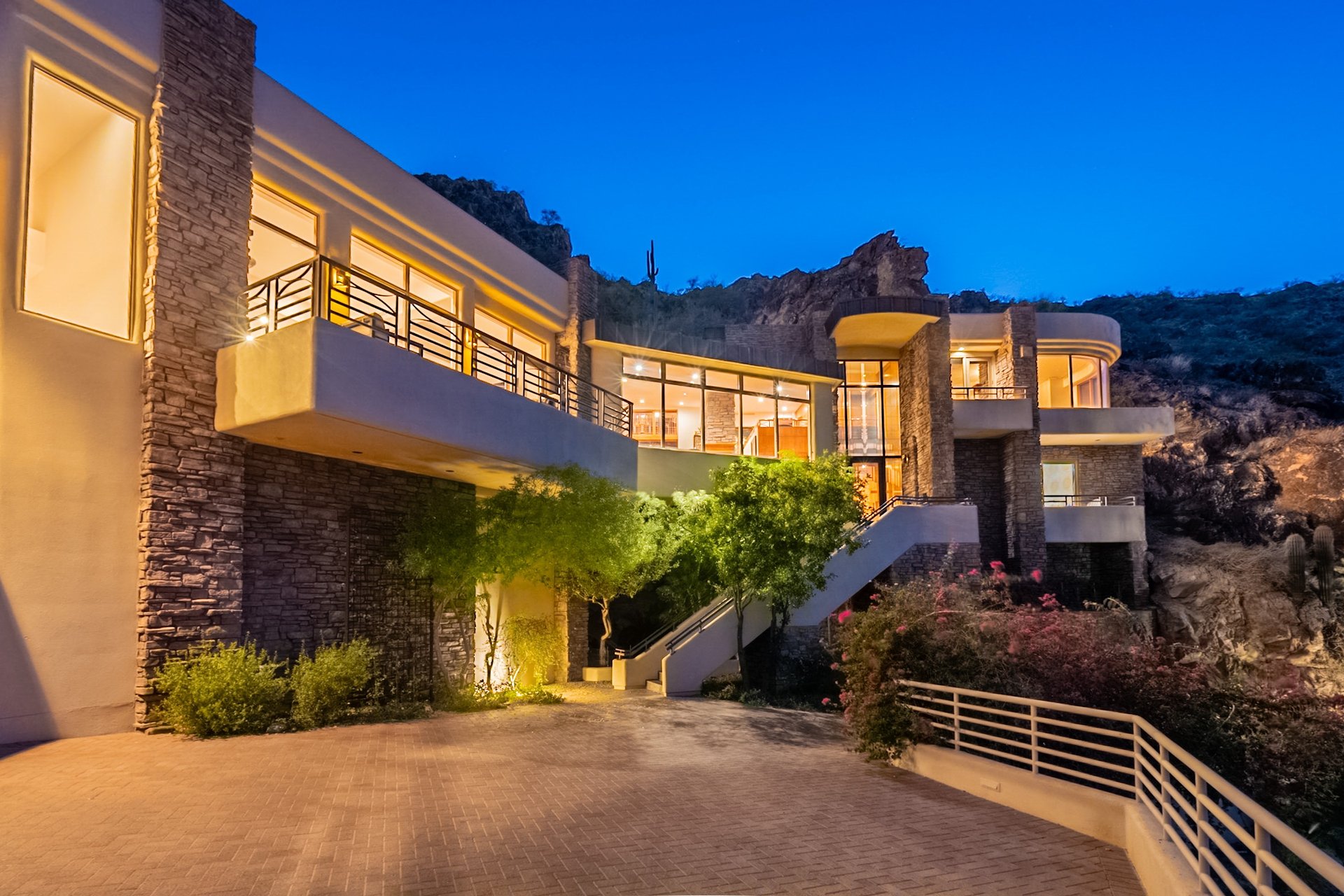 Custom-Built Mummy Mountain Estate by Salcito Homes Atop Nearly 1.5 Acres in Exclusive Guard-Gated Community of La Place du Sommet Listed for $5,000,000 by Coldwell Banker Realty