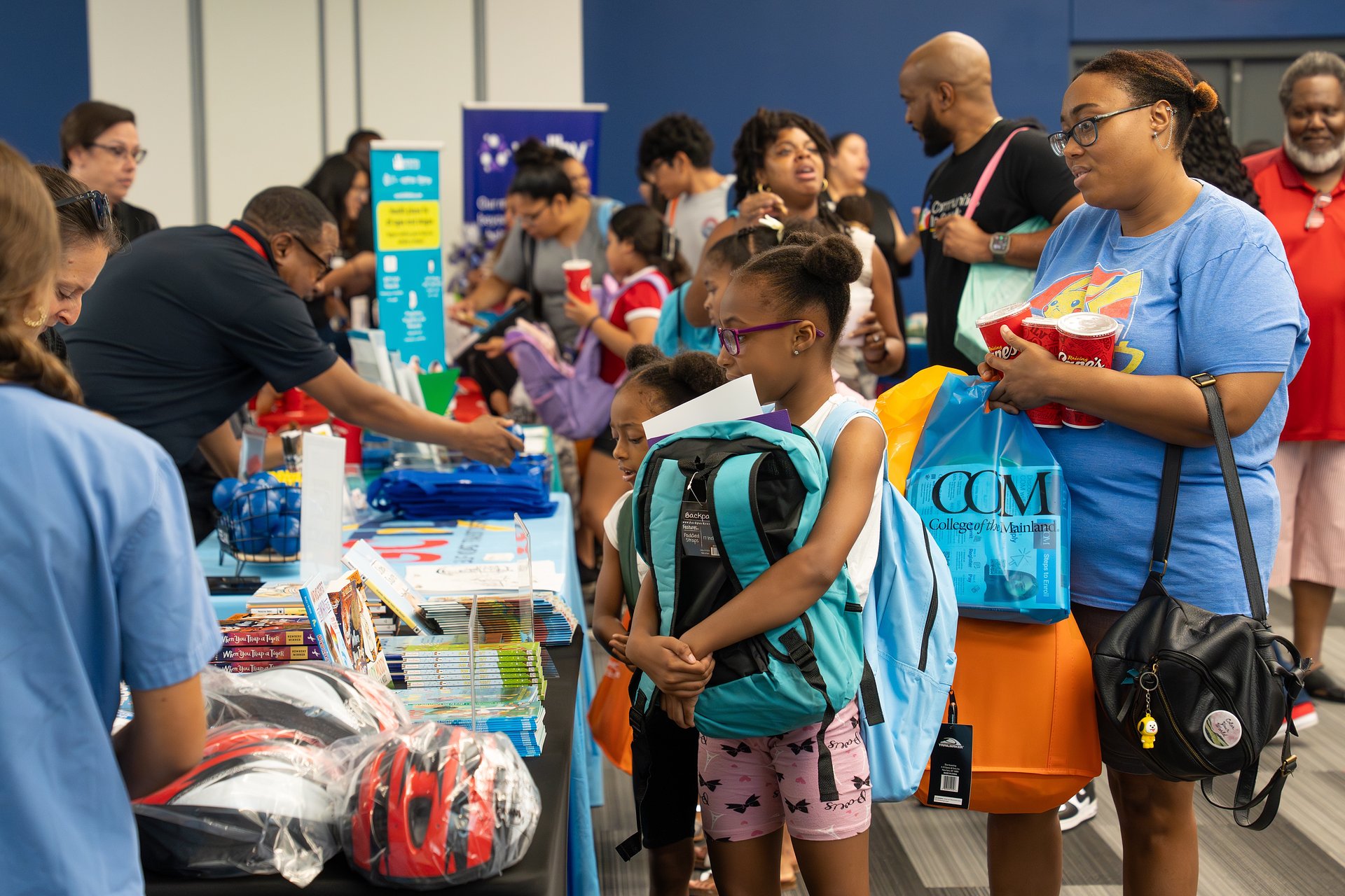 Families Gear Up During Back-to-School Bash at COM