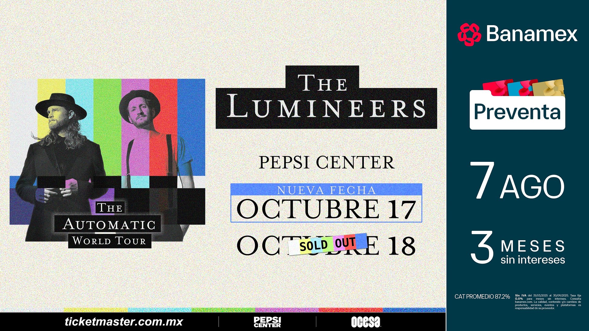 UNA SEGUNDA NOCHE CON THE LUMINEERS EN CDMX
