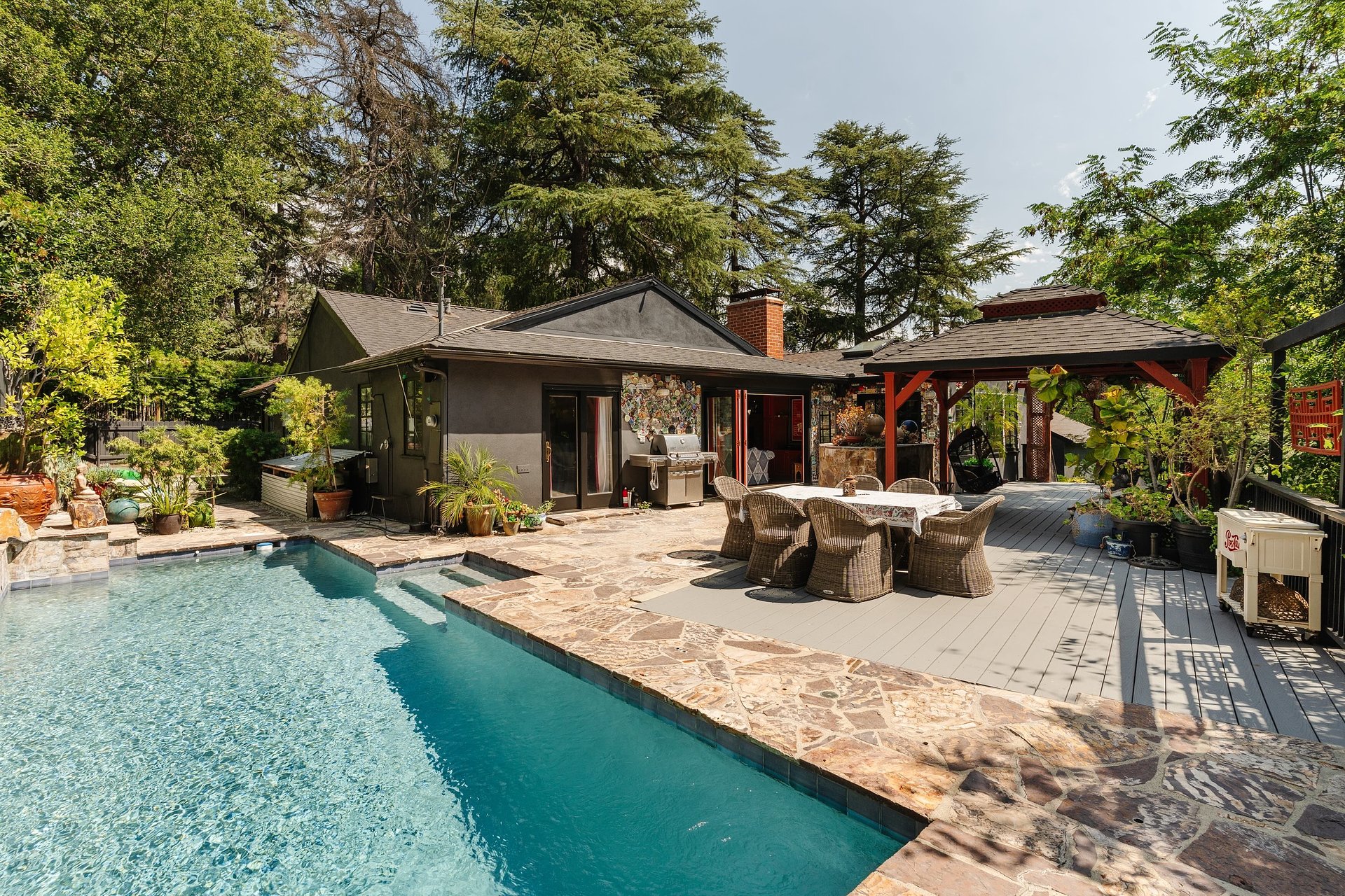 Private La Cañada Flintridge Designer's Retreat with Fire Safety Innovations Listed for $2,695,000 by Coldwell Banker Realty