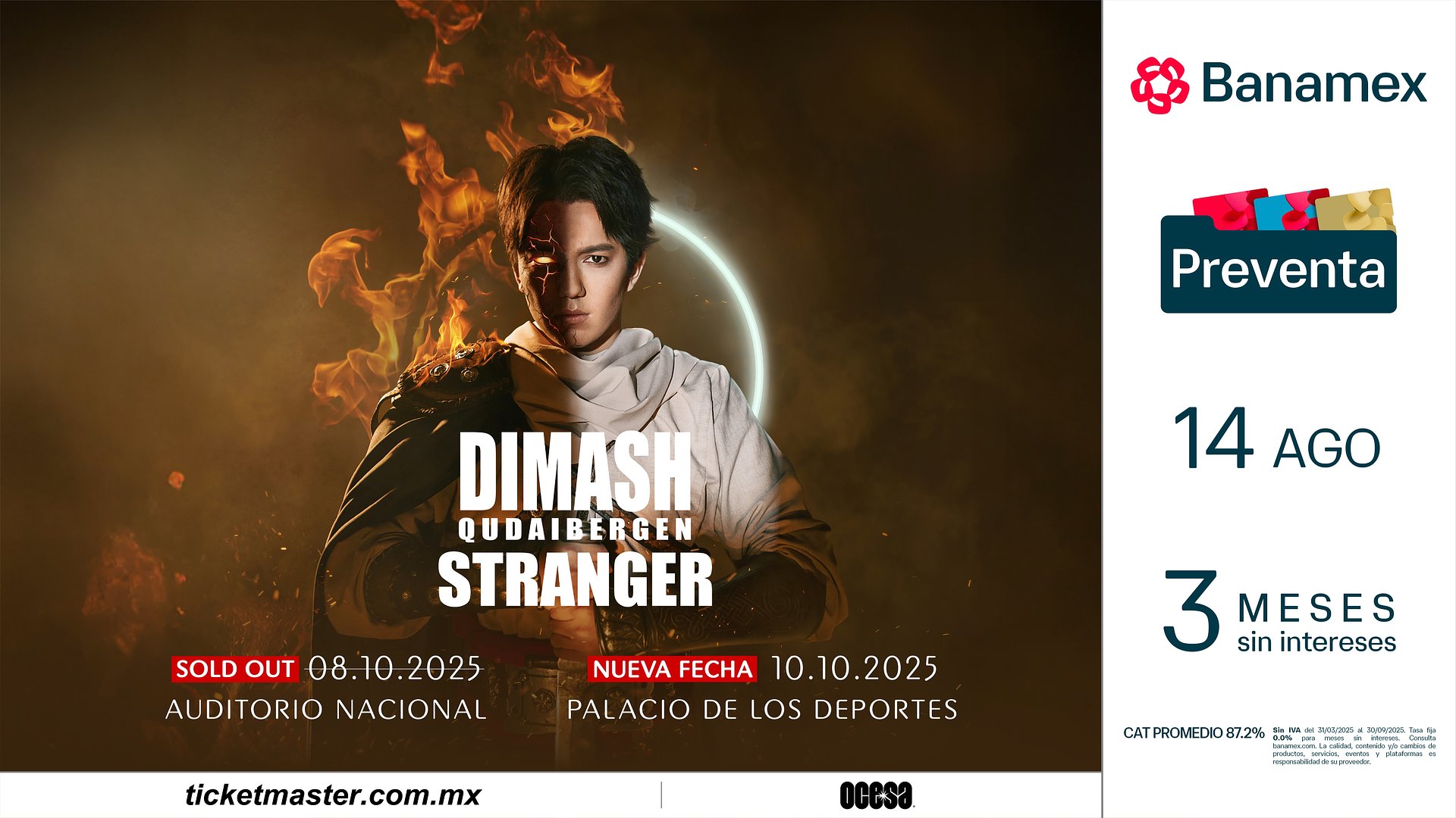 Dimash Qudaibergen, la voz sensacional de Asia Central anuncia una segunda fecha en nuestro país