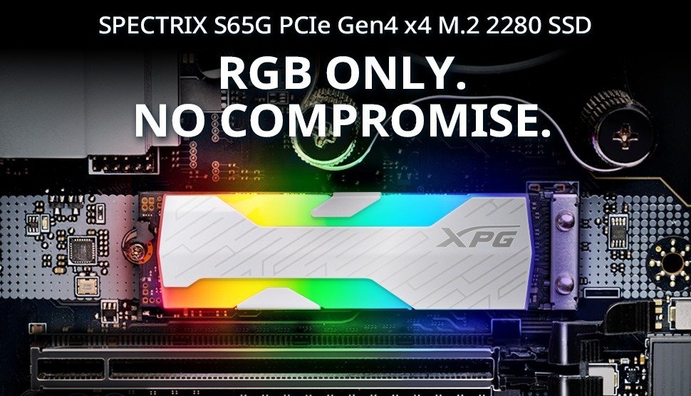 XPG SPECTRIX S65G - najszybszy na rynku gamingowy dysk SSD RGB