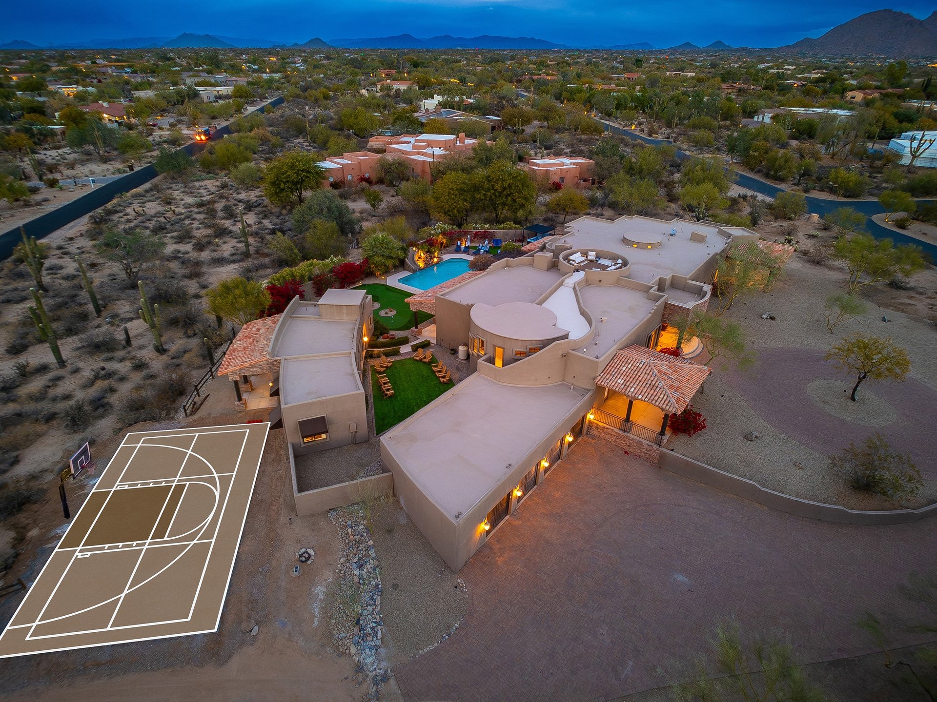 Newly Transformed Estate with Interiors Designed by Renowned Sabi Haus in Prestigious Pinnacle Paradise Community Listed for $3,725,000 by Coldwell Banker Realty