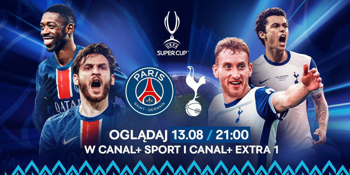 Już dziś mecz o SUPERPUCHAR UEFA w CANAL+!