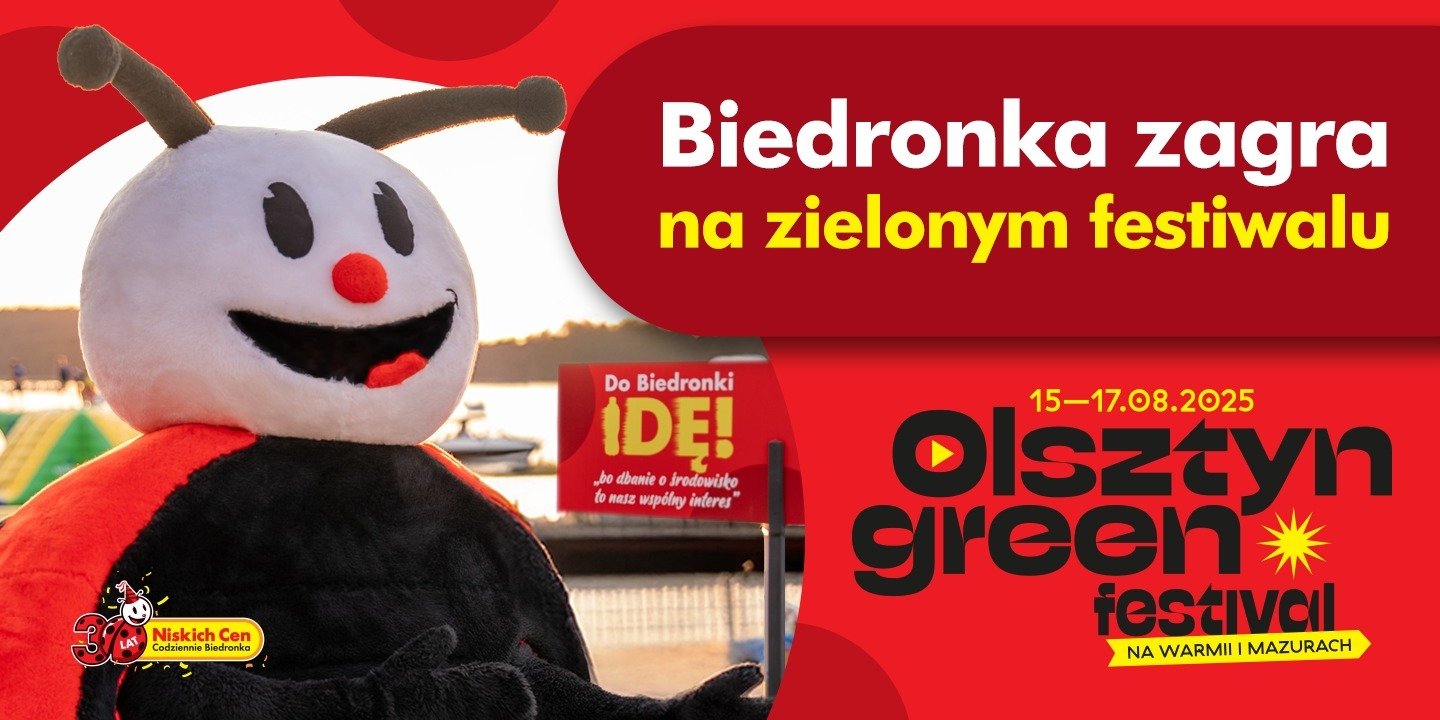 Zielona misja Biedronki w Olsztynie