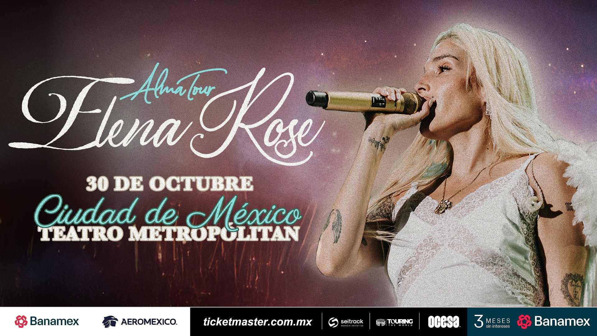 ¡Elena Rose anuncia concierto en México!