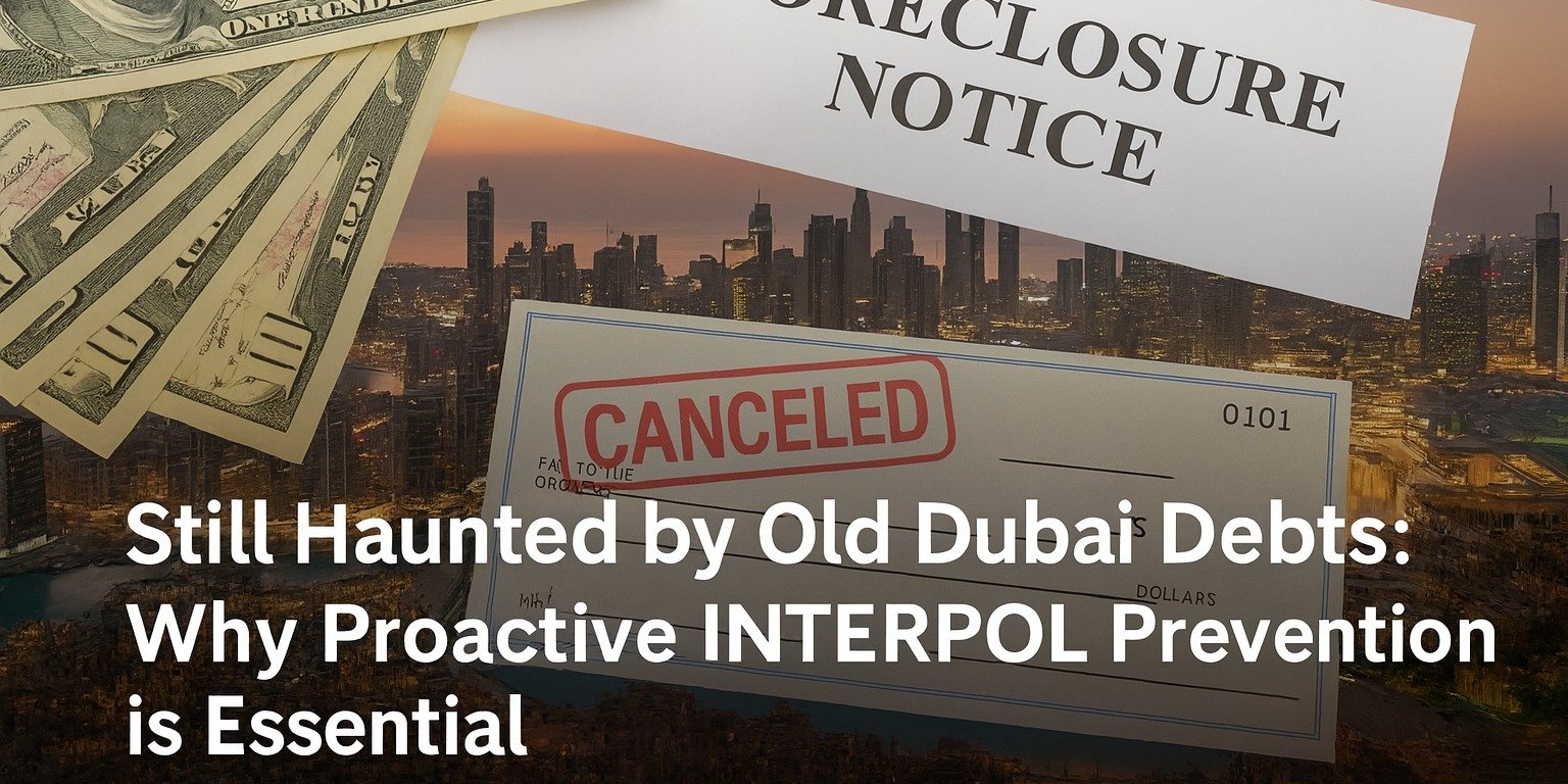 Still Haunted by Old Dubai Debts - Why Proactive INTERPOL Prevention is Essential