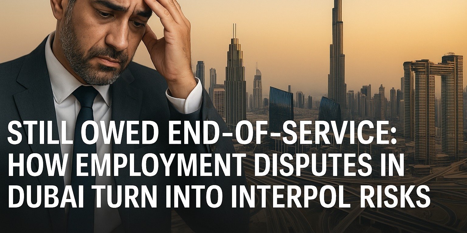 Employment Disputes in Dubai Turn into INTERPOL Risks