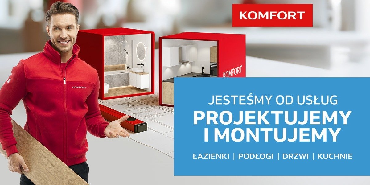 Jesteśmy od usług - Komfort rozwija kompleksową ofertę projektowania i montażu