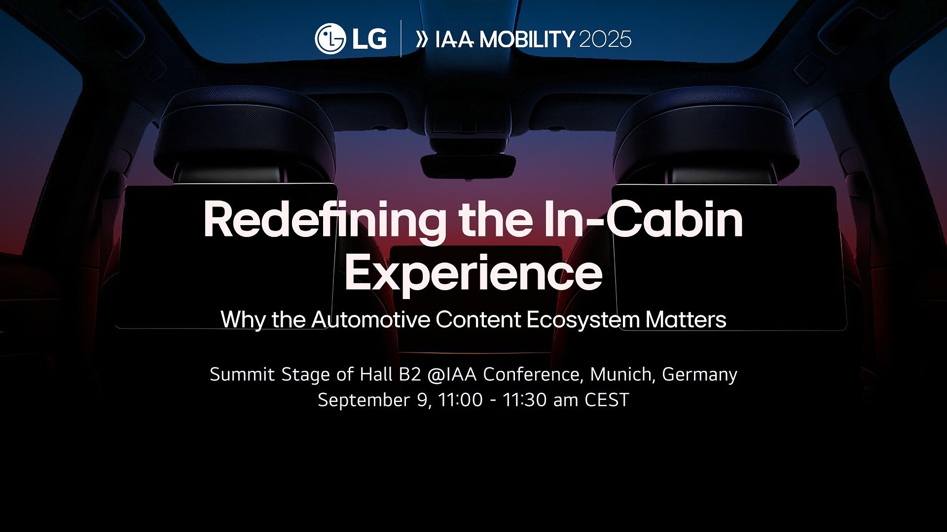 LG ogłosi nowe partnerstwa i pomysły w motoryzacji podczas IAA Mobility 2025