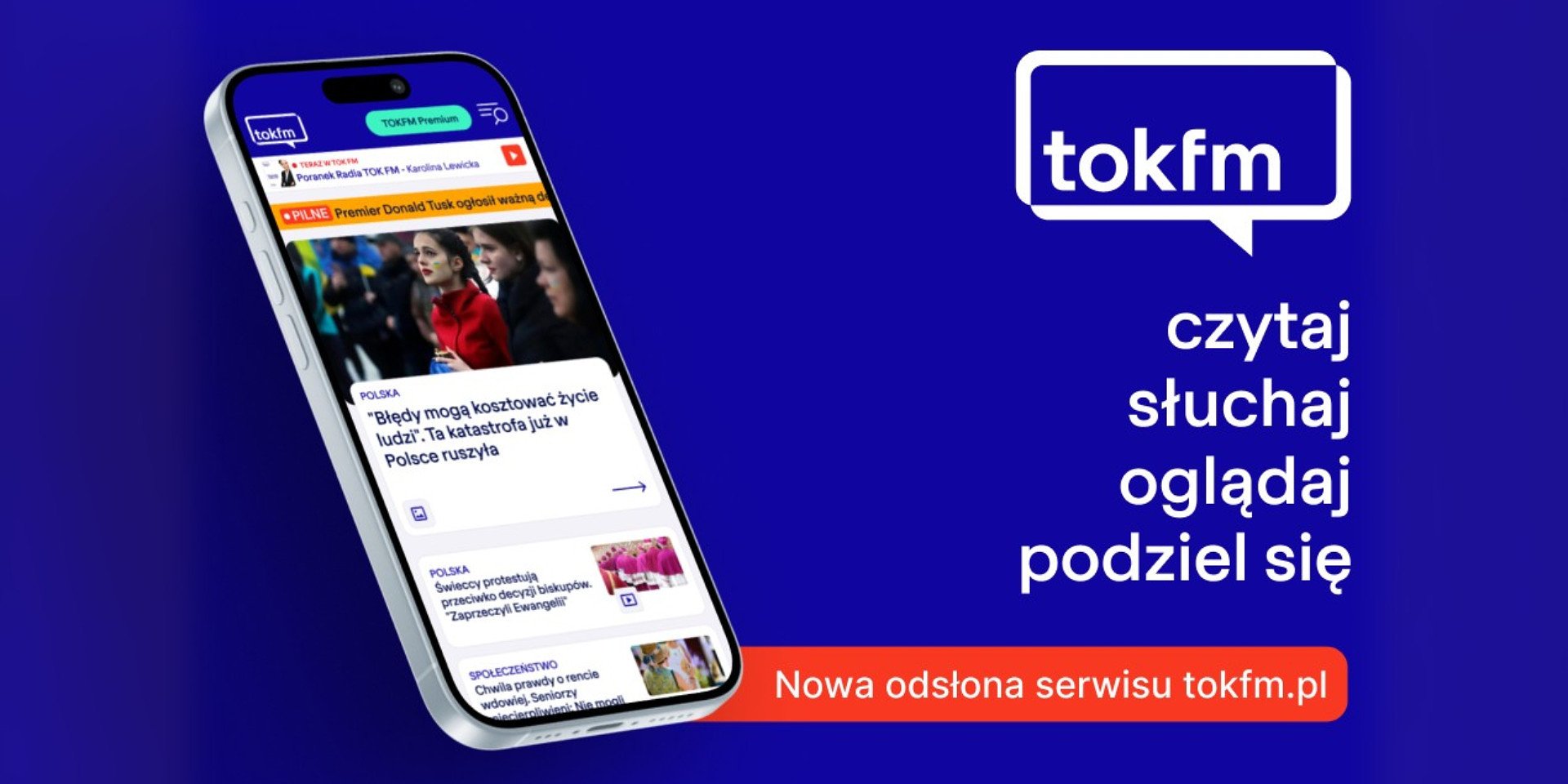 Nowa odsłona serwisu tokfm.pl