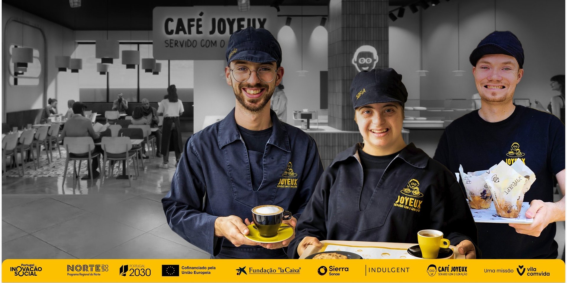 Café Joyeux promove jantar solidário para decorar novo espaço do NorteShopping
