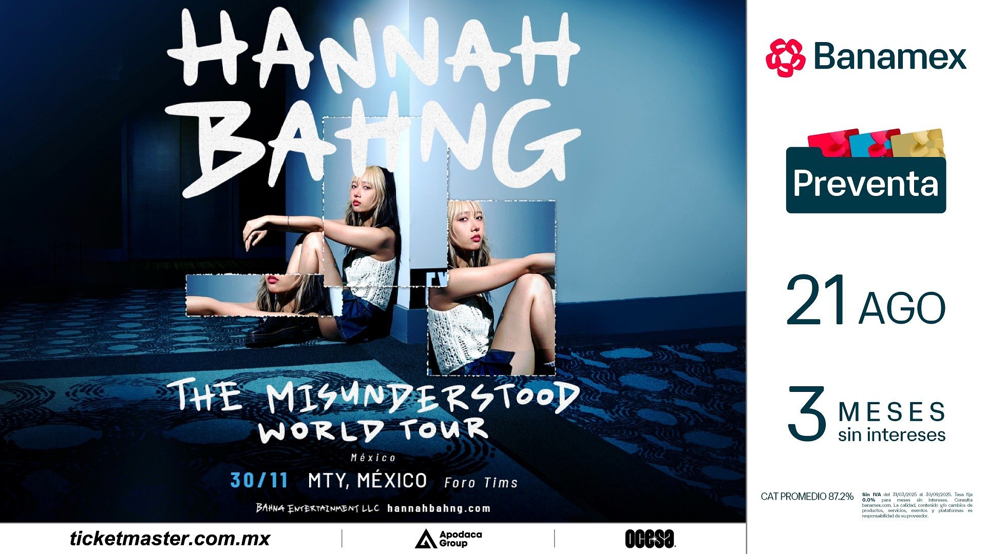 Tras su éxito en CDMX, la gira de Hannah Bahng llega a Monterrey