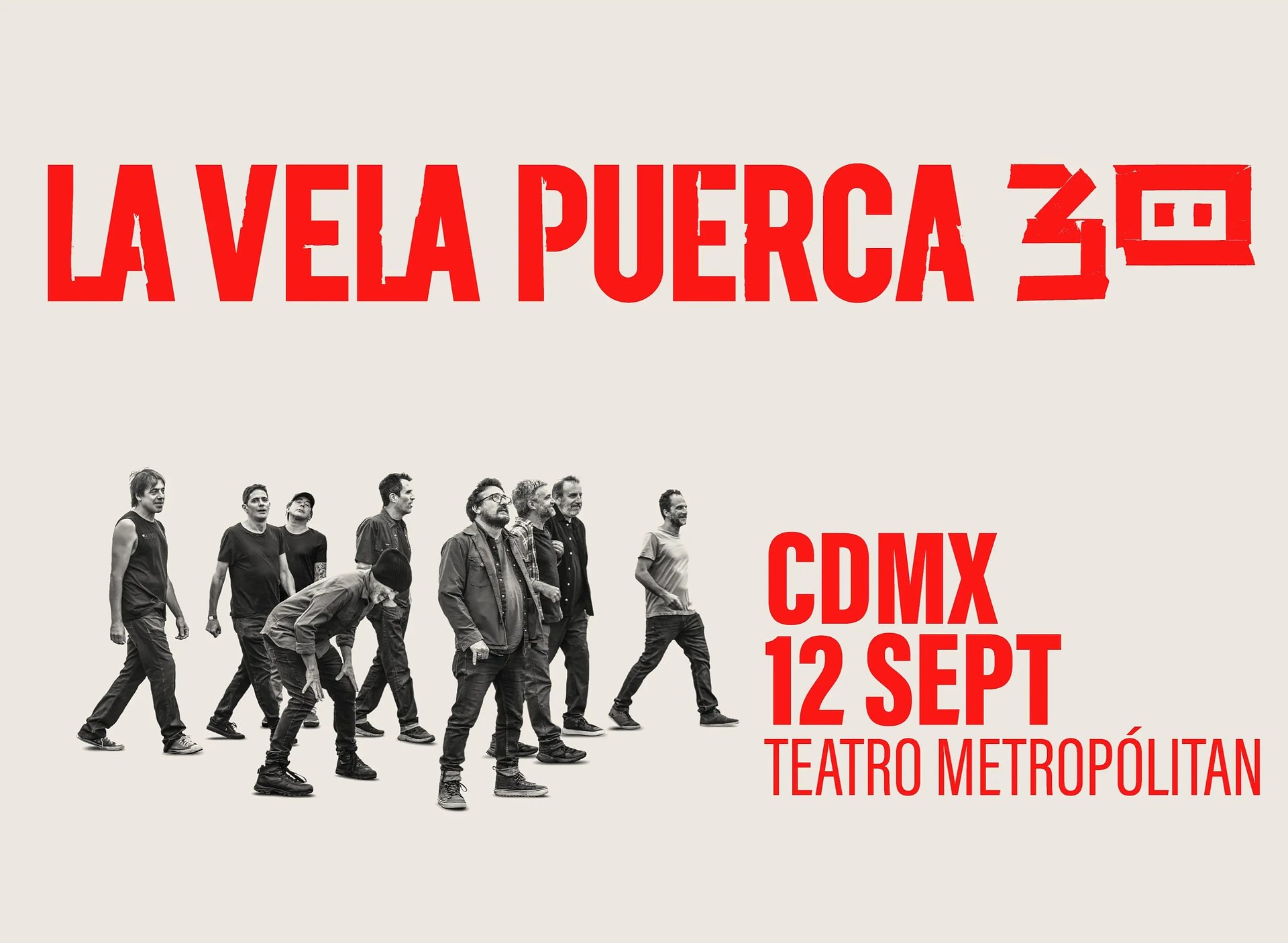 La mejor banda del rock uruguayo, La Vela Puerca, regresa a México para festejar 30 años de carrera musical