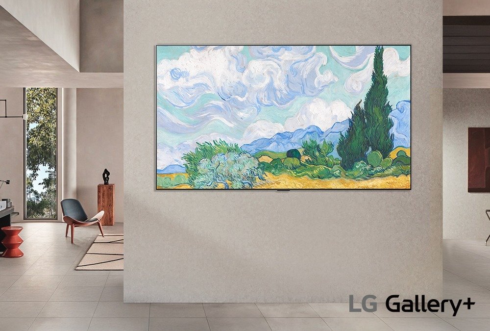 LG Gallery+ zamienia telewizory LG w elementy wystroju wnętrz