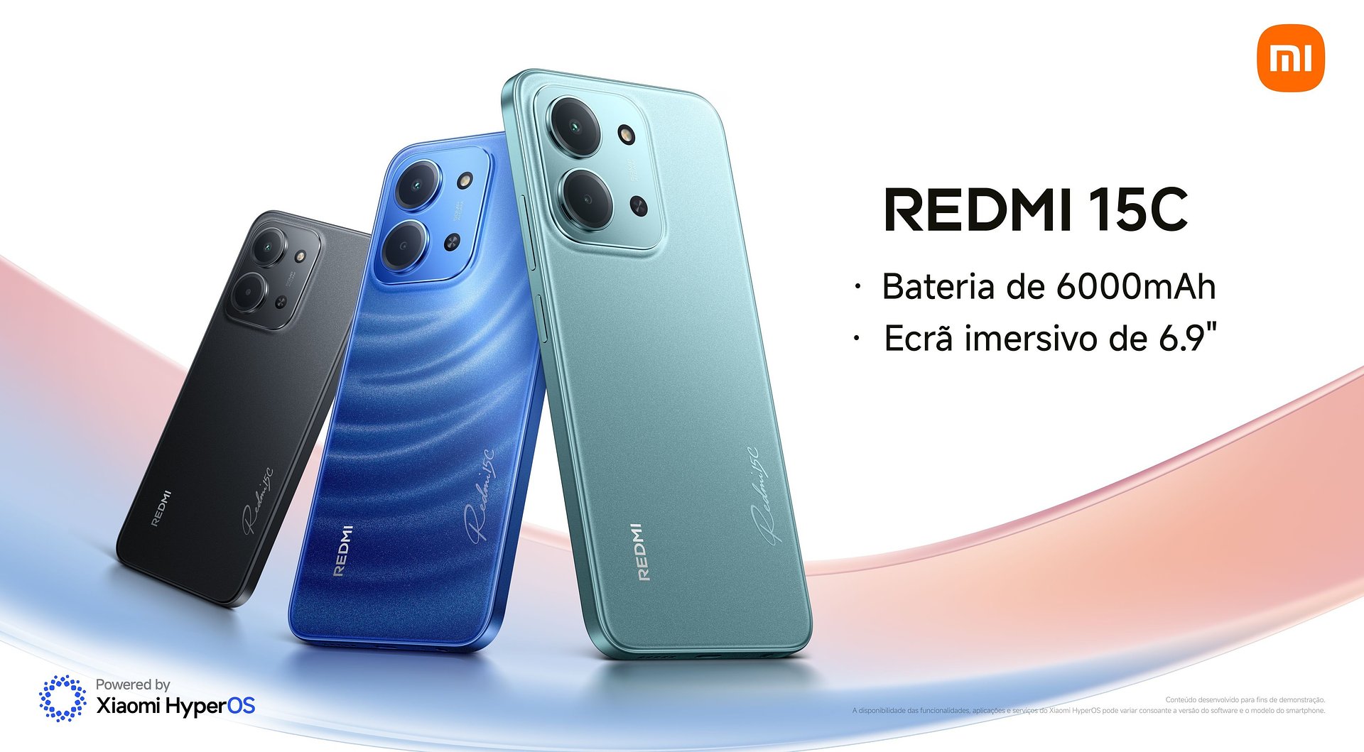 Xiaomi lança novo Redmi 15C: design elegante, ecrã imersivo e alto desempenho para o dia a dia