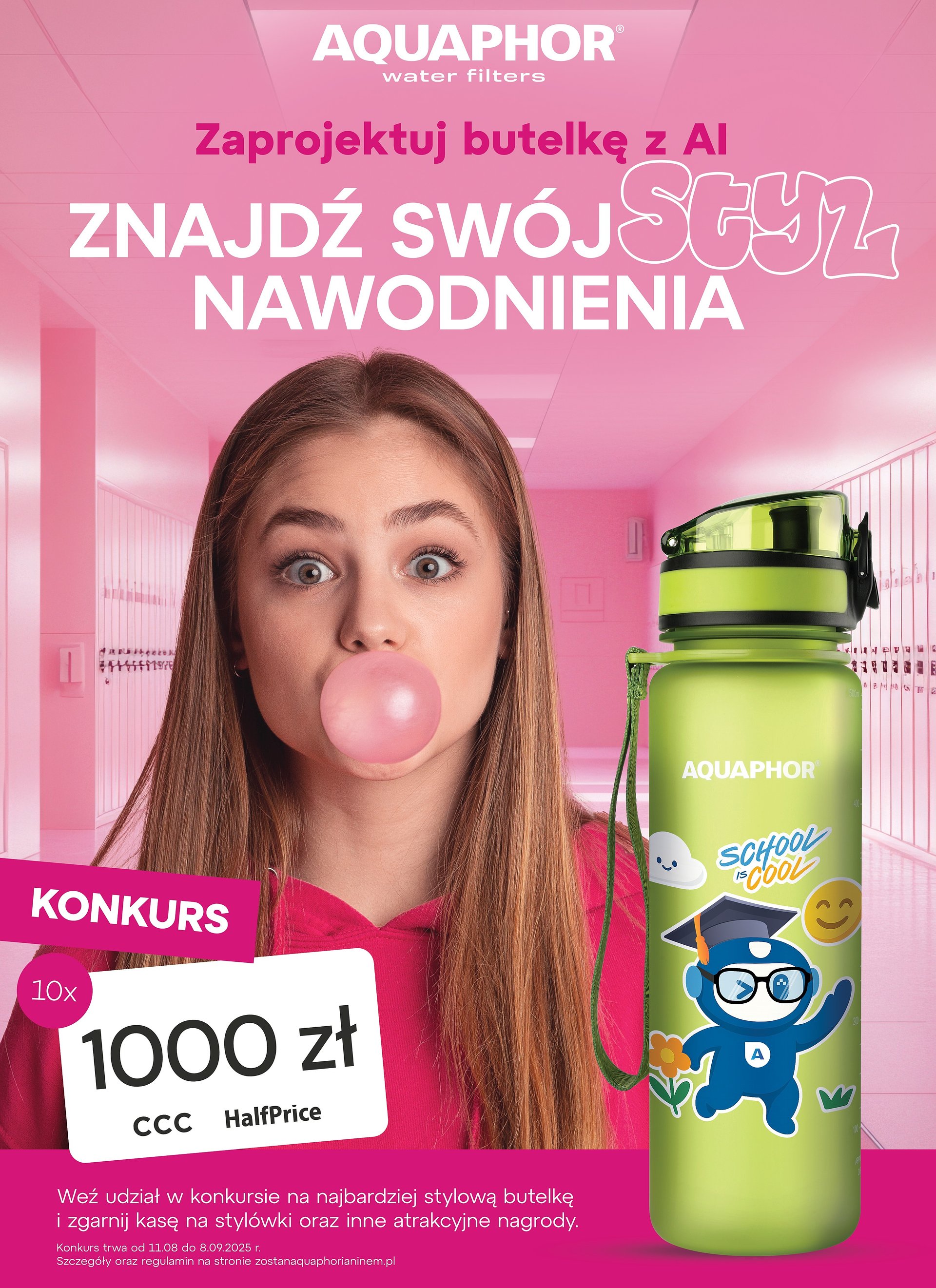 Znajdź swój styl nawodnienia – nowa kampania AQUAPHOR z AI i konkursem na stylówkę