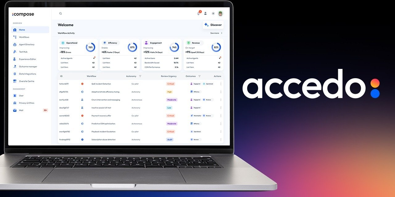 Accedo To Showcase AI-Driven Experience Orchestration Software for Streaming Services