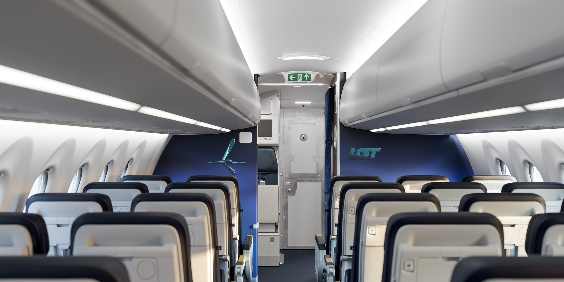 A Look Inside LOT Polish Airlines’ New Airbus A220 Cabins