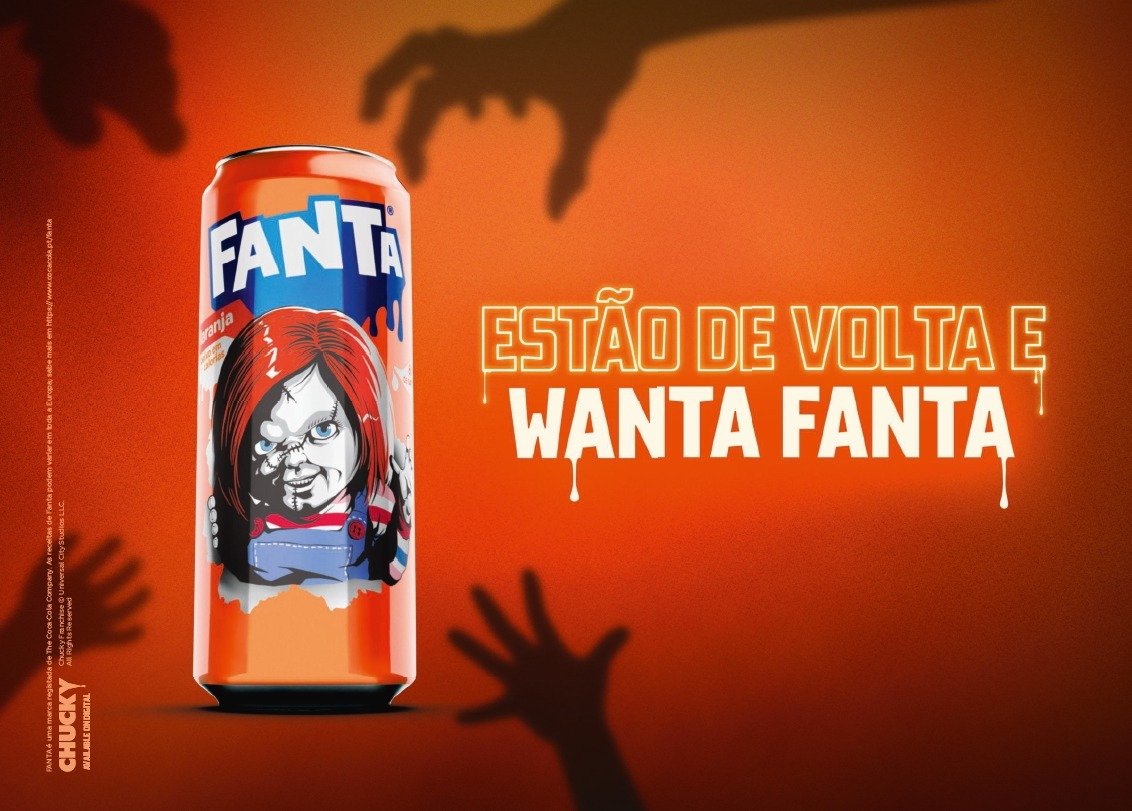 A MARCA FANTA JUNTA-SE À UNIVERSAL PICTURES E À BLUMHOUSE E REÚNE ÍCONES LENDÁRIOS DO TERROR NUMA PARCERIA GLOBAL INÉDITA