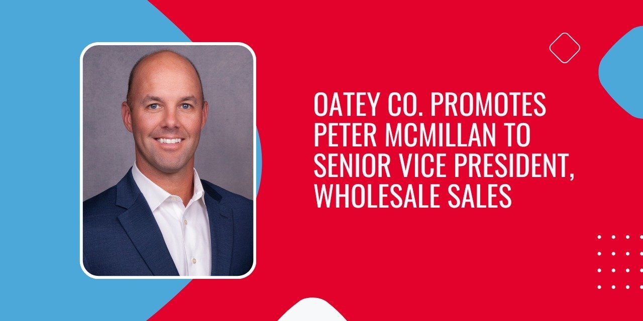 Oatey Co. Promotes Peter McMillan to Senior Vice President, Wholesale Sales
