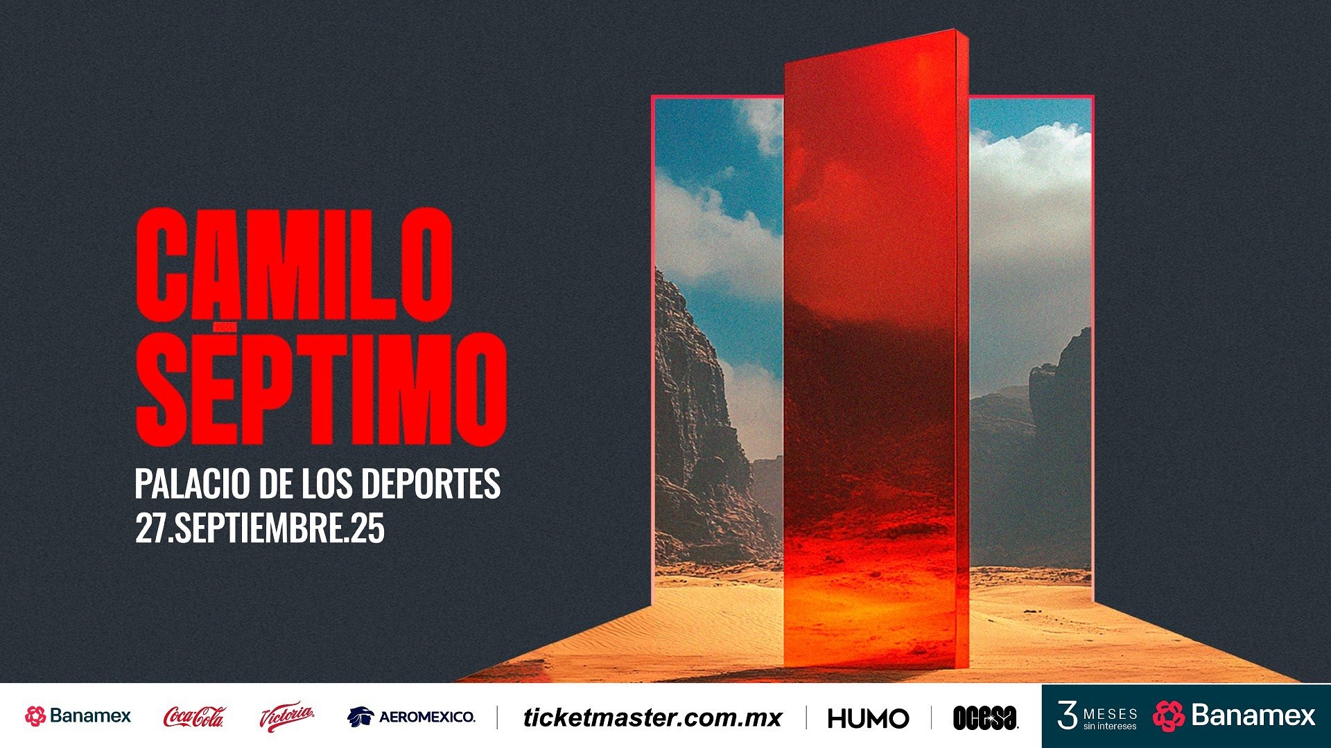 Invitación Conferencia de Prensa y Showcase Camilo Séptimo "Mapas"