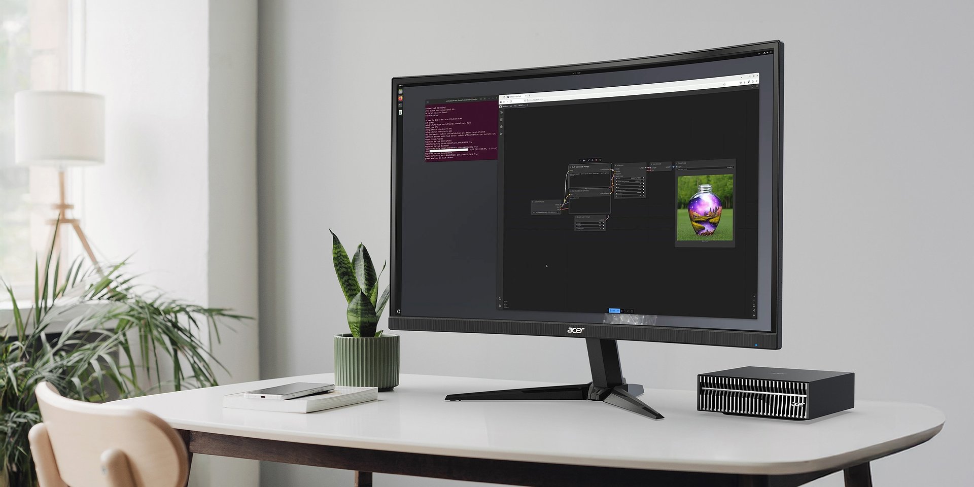 Acer stellt Veriton GN100 AI Mini-Workstation mit NVIDIA® GB10 Grace Blackwell Superchip vor