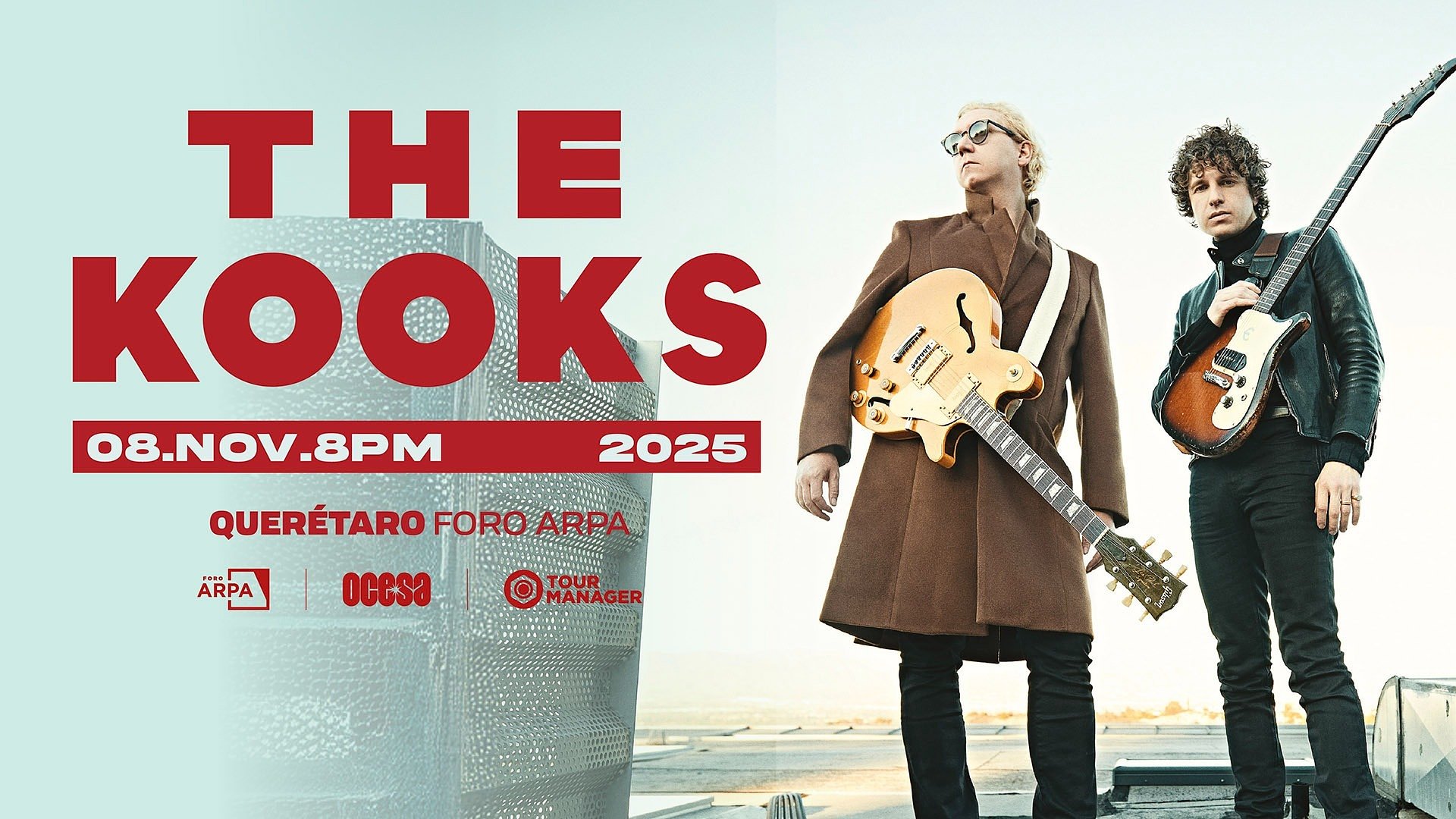 Dos noches épicas británicas en Querétaro y Mérida con The Kooks