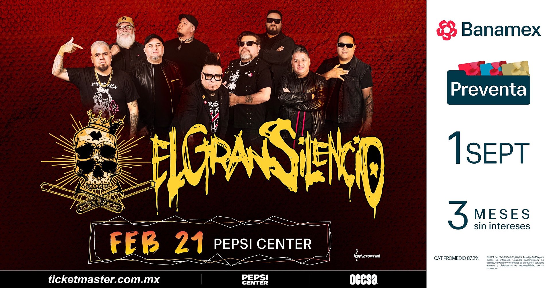 El Gran Silencio anuncia concierto en Ciudad de México