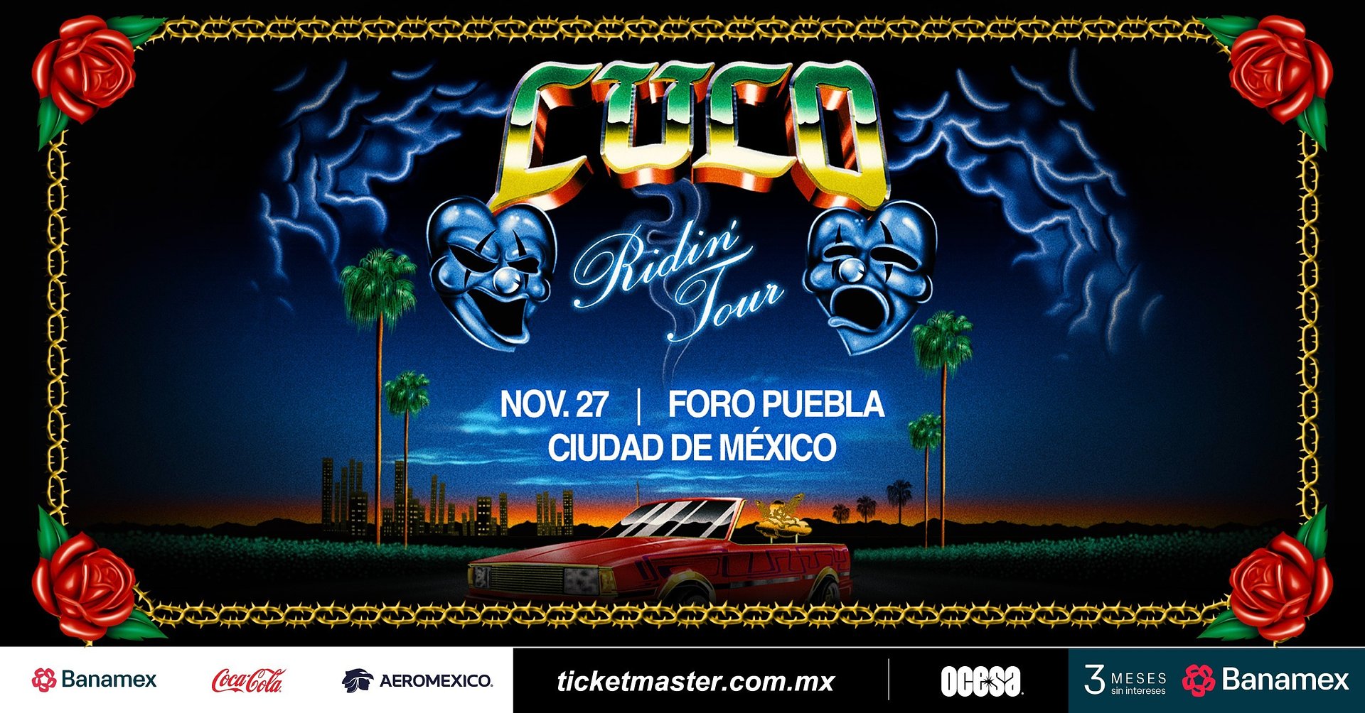 Cuco nos hará soñar con su Ridin' Tour