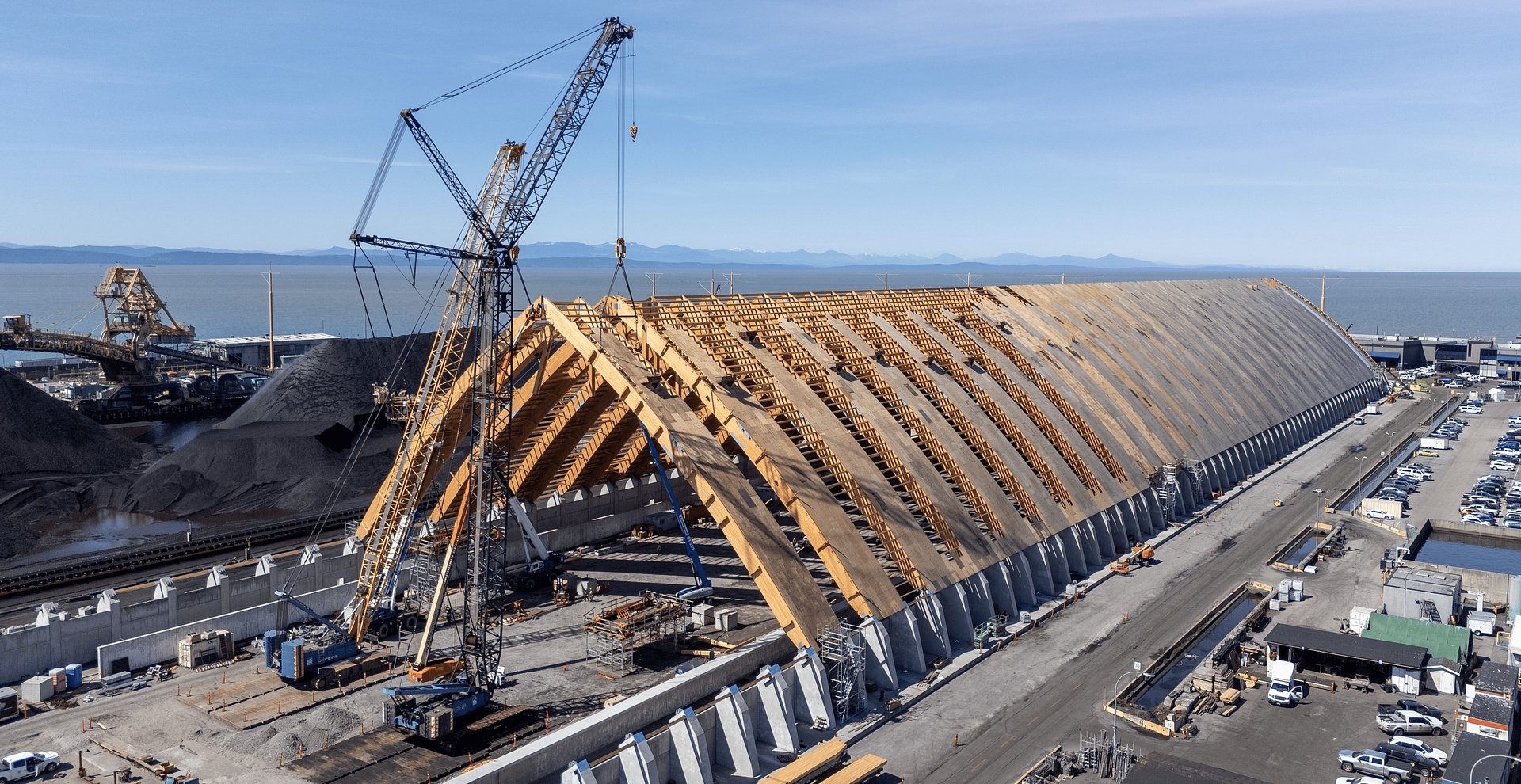 The new Westshore Terminals Potash Storage Building will enable the export of 4.5 Million Tons Per Annum of potash for the manufacture of food fertilizer
